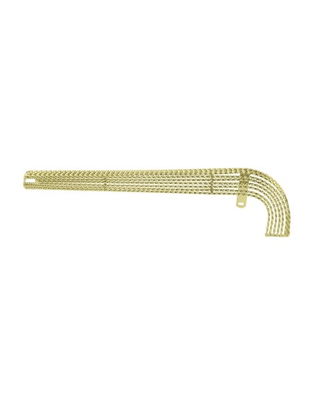 20 Lowrider Lucky 7 Twisted Chain Guard Gold.
